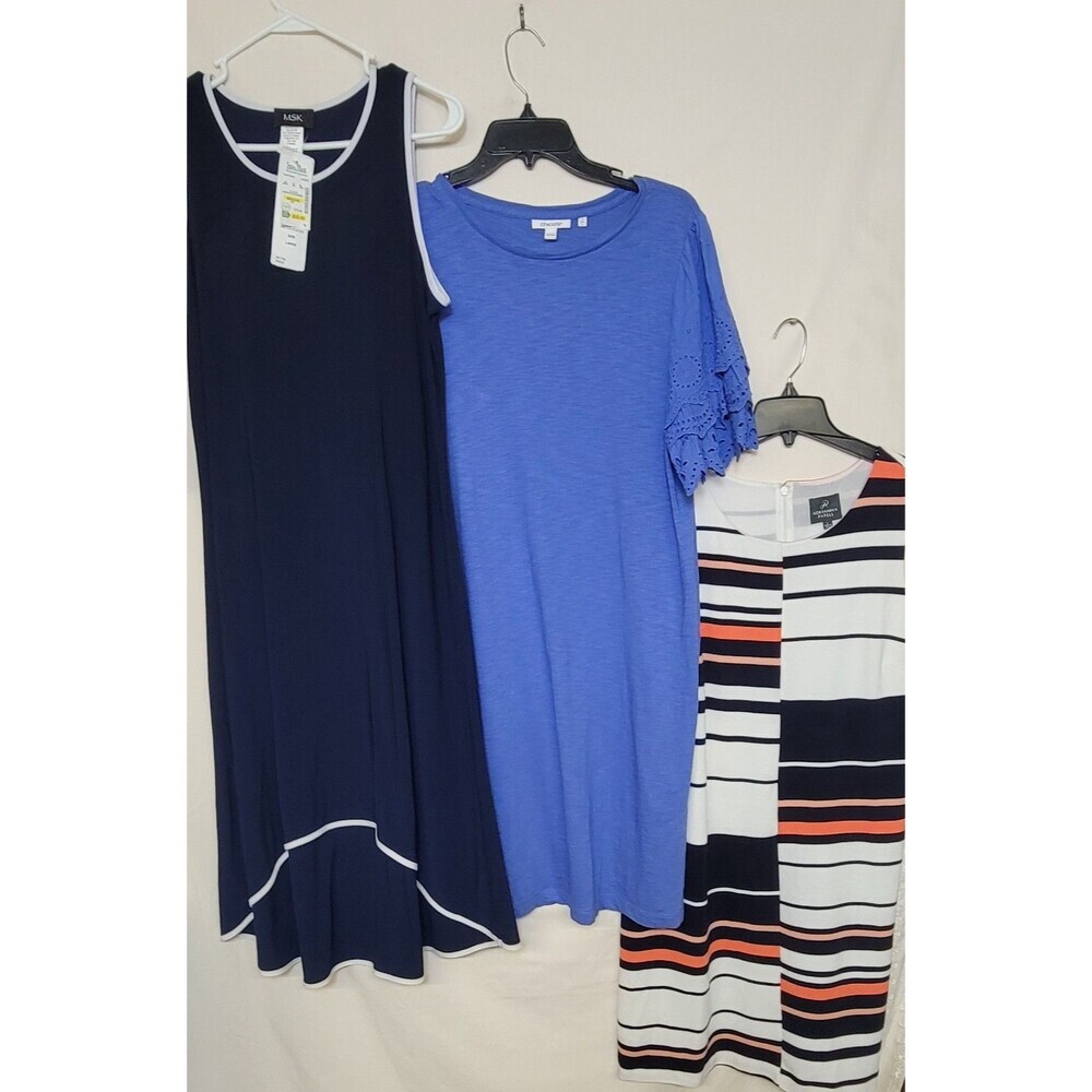 Summer Dresses Adriana Papell, Chico's & MSK (3) dresses‎ size large bundle